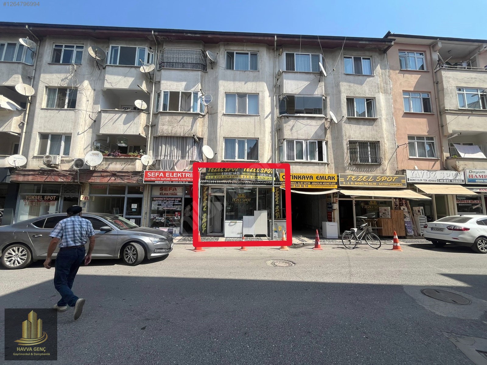 HAVVA GENÇ GYM DEN MERKEZDE SATILIK 30 M2 DÜKKAN İŞYERİ